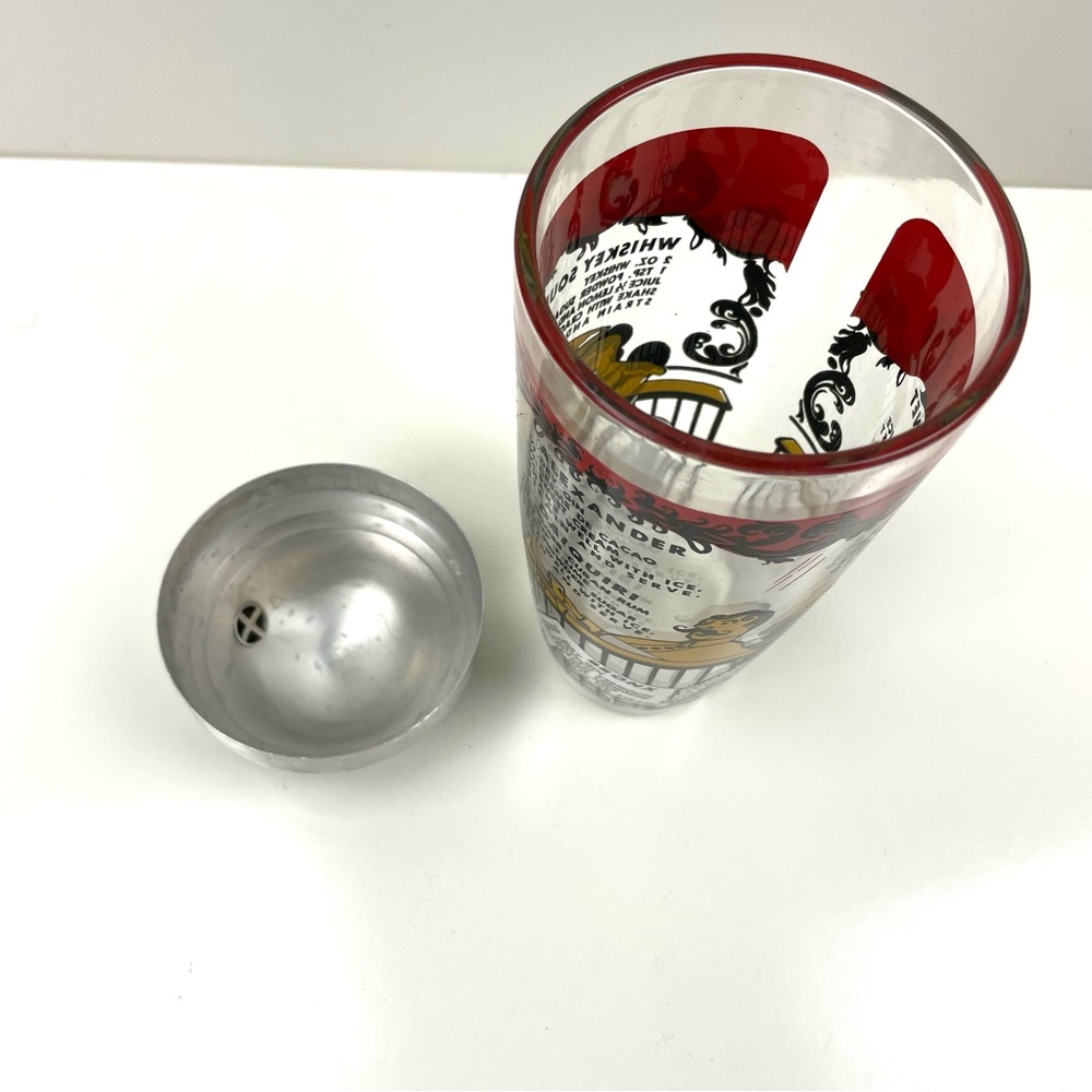 Hazel-Atlas "Ragtime" 10 inch Cocktail Shaker - Picture 5 of 7